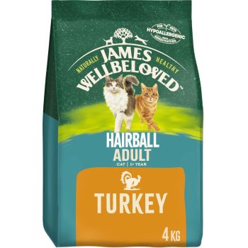 James Wellbeloved Hairball Turkey 1.5kg