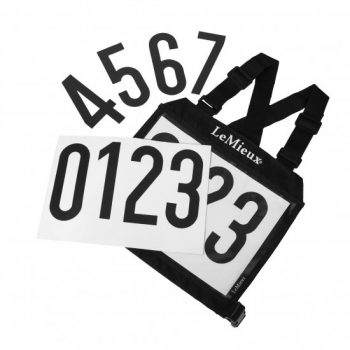 LeMieux Eventing Bib with Numbers Pack Black