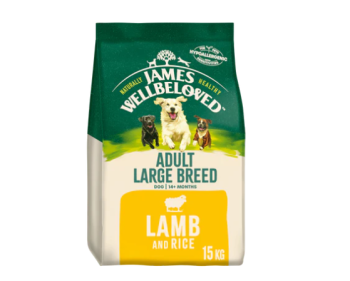James Wellbeloved Adult Large Breed Lamb 15kg