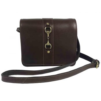 Julia Side Bag Natural Leather Brown